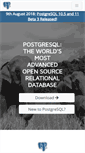 Mobile Screenshot of postgresql.org