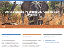 Tablet Screenshot of postgresql.us