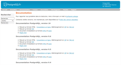 Desktop Screenshot of docs.postgresql.fr