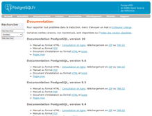 Tablet Screenshot of docs.postgresql.fr