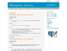 Tablet Screenshot of jdbc.postgresql.org