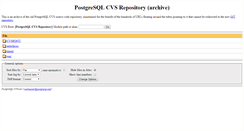 Desktop Screenshot of anoncvs.postgresql.org