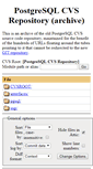 Mobile Screenshot of anoncvs.postgresql.org
