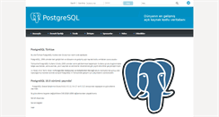 Desktop Screenshot of postgresql.org.tr